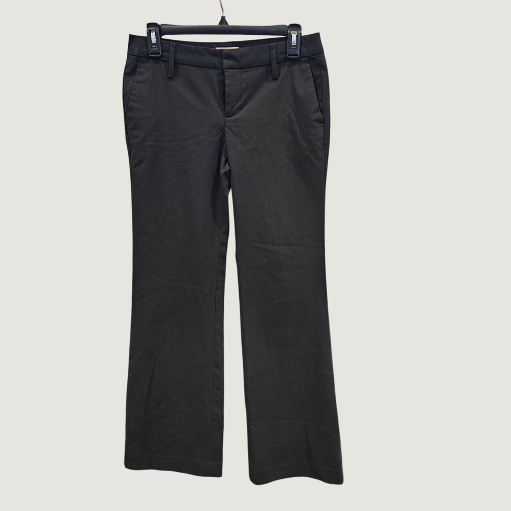 Gap Women's Favorite Stretch Wide Leg Trouser Pants Black Size 2 Office Career